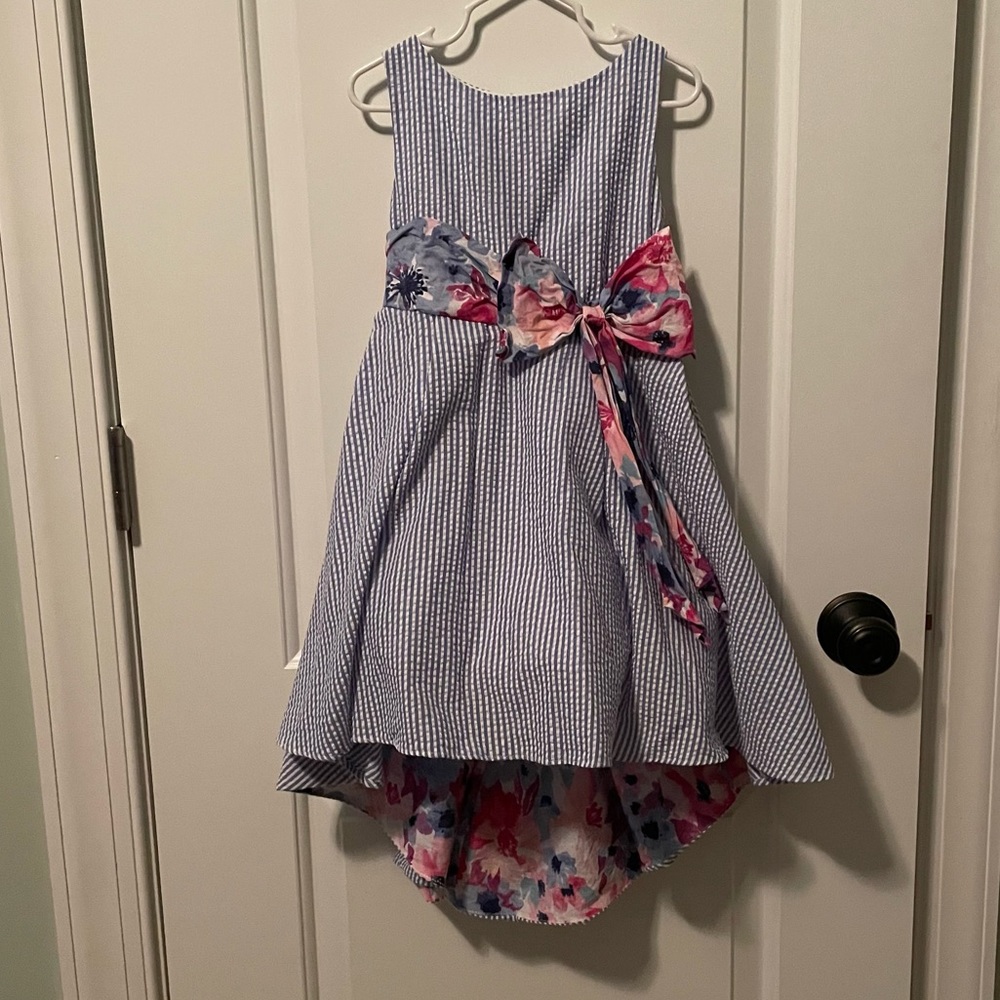 Rare Edition Spring high low gingham dress